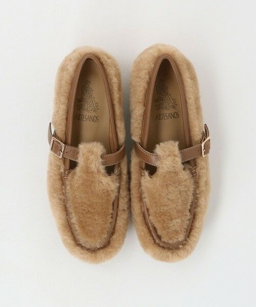 BEAUTY&YOUTH UNITED ARROWS / ビューティー&ユース ユナイテッドアローズ フラットシューズ | ＜ARTESANOS＞ファーライク ベルト ローファー | 詳細5