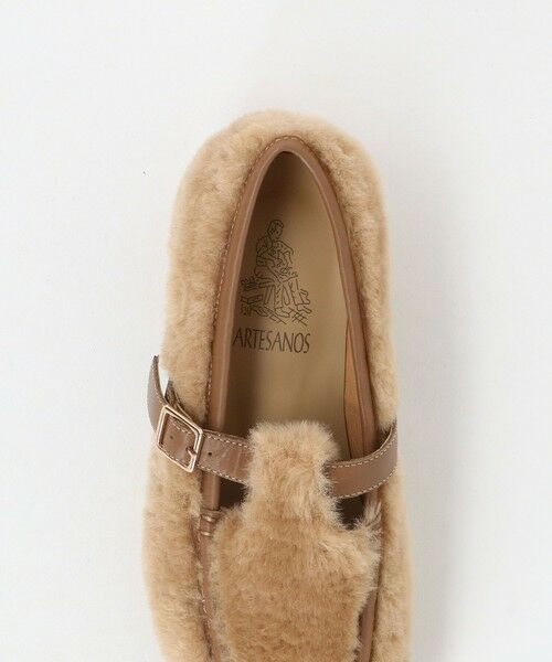 BEAUTY&YOUTH UNITED ARROWS / ビューティー&ユース ユナイテッドアローズ フラットシューズ | ＜ARTESANOS＞ファーライク ベルト ローファー | 詳細9