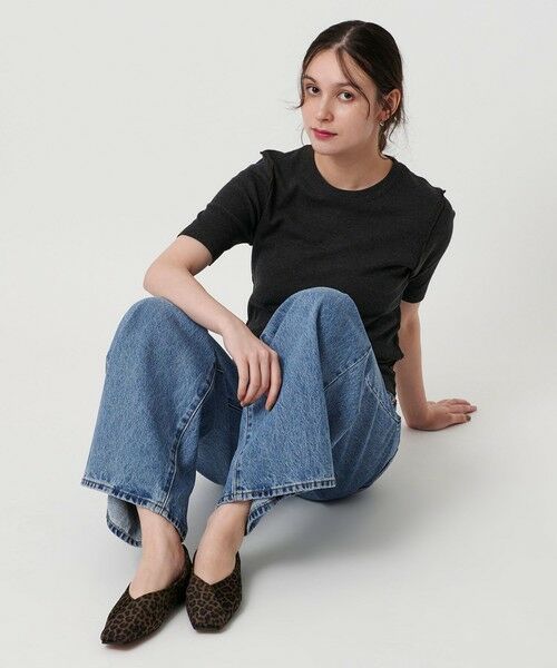 BEAUTY&YOUTH UNITED ARROWS / ビューティー&ユース ユナイテッドアローズ フラットシューズ | Vカット レオパード フラットシューズ | 詳細2