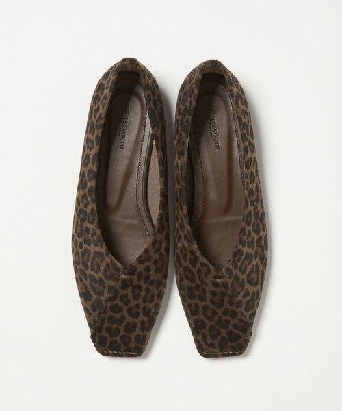 BEAUTY&YOUTH UNITED ARROWS / ビューティー&ユース ユナイテッドアローズ フラットシューズ | Vカット レオパード フラットシューズ | 詳細5
