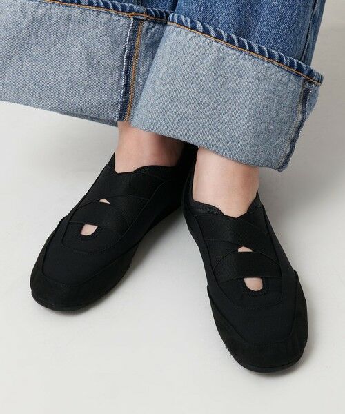 BEAUTY&YOUTH UNITED ARROWS / ビューティー&ユース ユナイテッドアローズ フラットシューズ | コンビ エラスティック シューズ | 詳細1