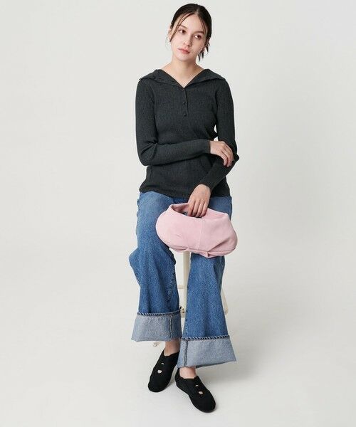 BEAUTY&YOUTH UNITED ARROWS / ビューティー&ユース ユナイテッドアローズ フラットシューズ | コンビ エラスティック シューズ | 詳細2