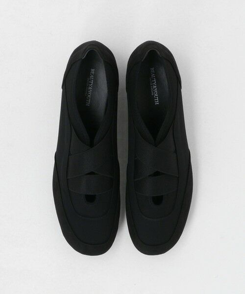 BEAUTY&YOUTH UNITED ARROWS / ビューティー&ユース ユナイテッドアローズ フラットシューズ | コンビ エラスティック シューズ | 詳細5