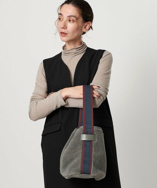 BEAUTY&YOUTH UNITED ARROWS / ビューティー&ユース ユナイテッドアローズ ショルダーバッグ | 【別注】＜Folna＞フェイクムートン ワンショルダーバッグ | 詳細3