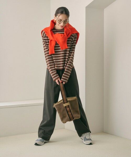 BEAUTY&YOUTH UNITED ARROWS / ビューティー&ユース ユナイテッドアローズ ショルダーバッグ | 【別注】＜Folna＞フェイクムートン ワンショルダーバッグ | 詳細20