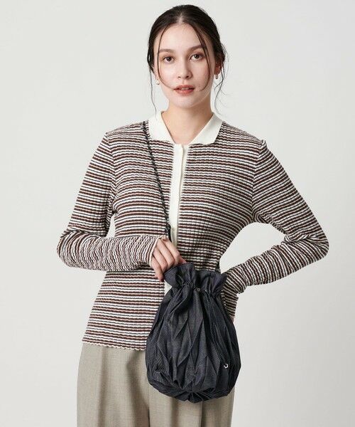 BEAUTY&YOUTH UNITED ARROWS / ビューティー&ユース ユナイテッドアローズ ショルダーバッグ | 【別注】＜RECAMIER＞Kinchack デニムライク/ショルダーバッグ | 詳細2