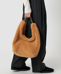 BEAUTY&YOUTH UNITED ARROWS / ビューティー&ユース ユナイテッドアローズ ショルダーバッグ | 【一部別注】＜VIOLAd’ORO＞ELMO ボア チェーン ショルダーバッグ