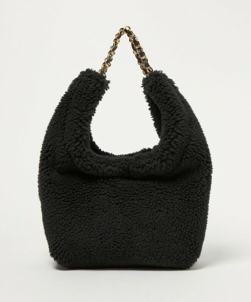 BEAUTY&YOUTH UNITED ARROWS / ビューティー&ユース ユナイテッドアローズ ショルダーバッグ | 【一部別注】＜VIOLAd’ORO＞ELMO ボア チェーン ショルダーバッグ | 詳細8