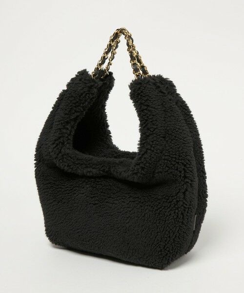BEAUTY&YOUTH UNITED ARROWS / ビューティー&ユース ユナイテッドアローズ ショルダーバッグ | 【一部別注】＜VIOLAd’ORO＞ELMO ボア チェーン ショルダーバッグ | 詳細9