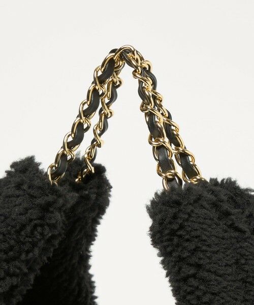 BEAUTY&YOUTH UNITED ARROWS / ビューティー&ユース ユナイテッドアローズ ショルダーバッグ | 【一部別注】＜VIOLAd’ORO＞ELMO ボア チェーン ショルダーバッグ | 詳細10