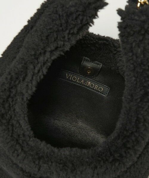 BEAUTY&YOUTH UNITED ARROWS / ビューティー&ユース ユナイテッドアローズ ショルダーバッグ | 【一部別注】＜VIOLAd’ORO＞ELMO ボア チェーン ショルダーバッグ | 詳細11