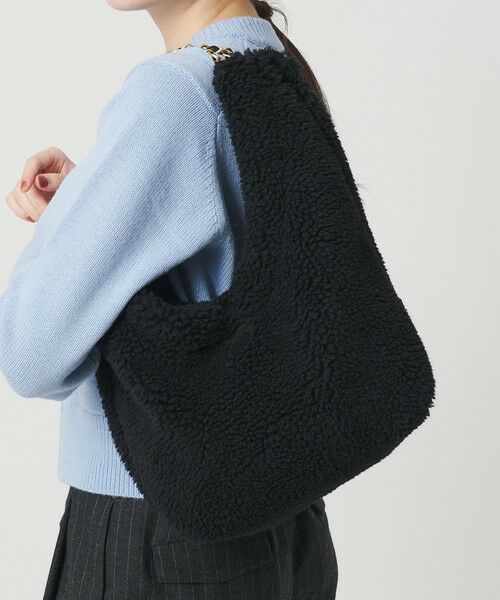 BEAUTY&YOUTH UNITED ARROWS / ビューティー&ユース ユナイテッドアローズ ショルダーバッグ | 【一部別注】＜VIOLAd’ORO＞ELMO ボア チェーン ショルダーバッグ | 詳細5