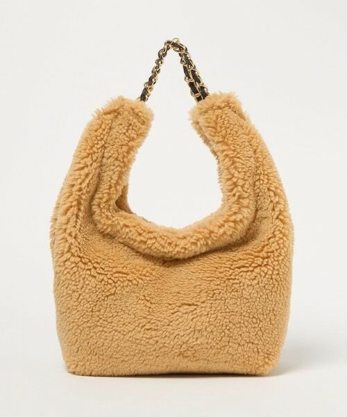 BEAUTY&YOUTH UNITED ARROWS / ビューティー&ユース ユナイテッドアローズ ショルダーバッグ | 【一部別注】＜VIOLAd’ORO＞ELMO ボア チェーン ショルダーバッグ | 詳細16