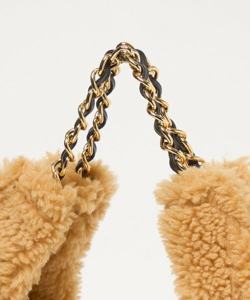 BEAUTY&YOUTH UNITED ARROWS / ビューティー&ユース ユナイテッドアローズ ショルダーバッグ | 【一部別注】＜VIOLAd’ORO＞ELMO ボア チェーン ショルダーバッグ | 詳細20