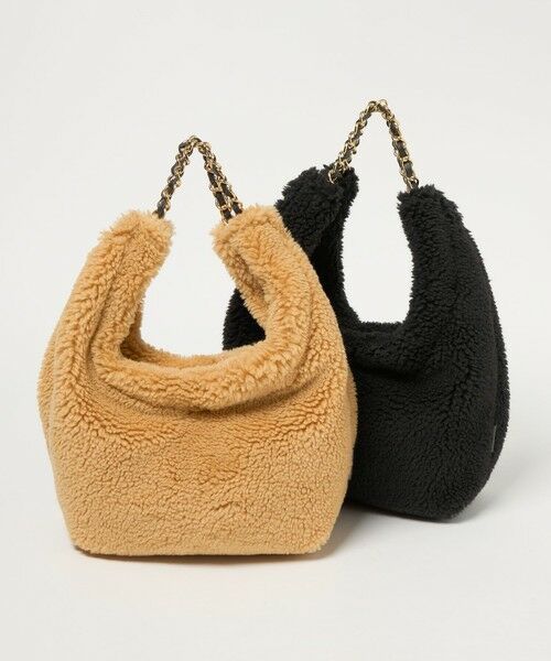 BEAUTY&YOUTH UNITED ARROWS / ビューティー&ユース ユナイテッドアローズ ショルダーバッグ | 【一部別注】＜VIOLAd’ORO＞ELMO ボア チェーン ショルダーバッグ | 詳細28