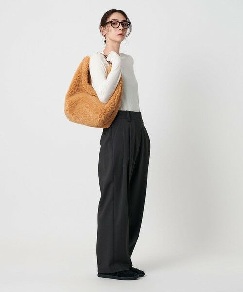 BEAUTY&YOUTH UNITED ARROWS / ビューティー&ユース ユナイテッドアローズ ショルダーバッグ | 【一部別注】＜VIOLAd’ORO＞ELMO ボア チェーン ショルダーバッグ | 詳細15