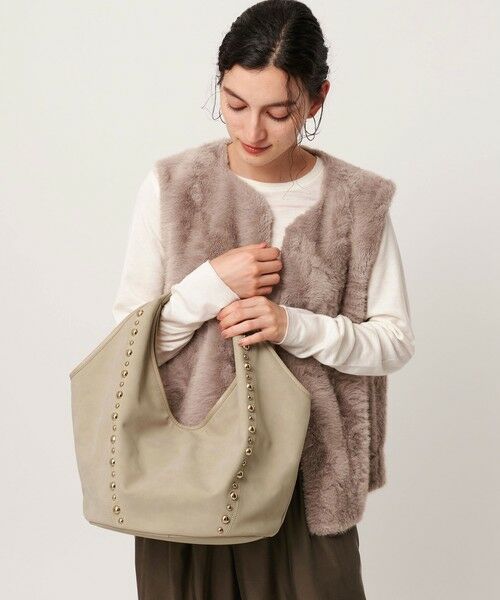 BEAUTY&YOUTH UNITED ARROWS / ビューティー&ユース ユナイテッドアローズ ショルダーバッグ | スタッズ ワンハンドル ショルダーバッグ | 詳細1