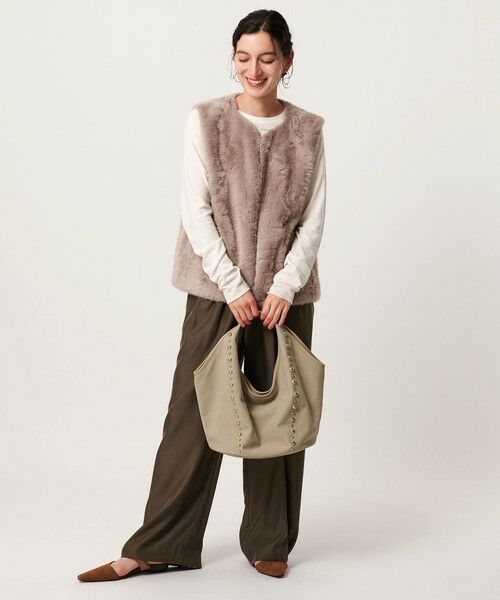 BEAUTY&YOUTH UNITED ARROWS / ビューティー&ユース ユナイテッドアローズ ショルダーバッグ | スタッズ ワンハンドル ショルダーバッグ | 詳細3