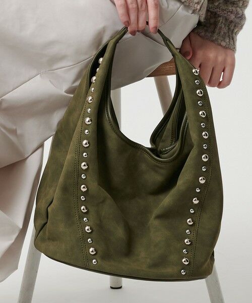 BEAUTY&YOUTH UNITED ARROWS / ビューティー&ユース ユナイテッドアローズ ショルダーバッグ | スタッズ ワンハンドル ショルダーバッグ | 詳細13