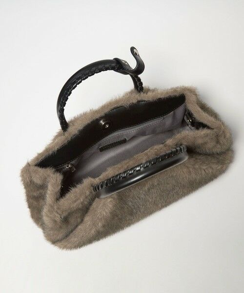 BEAUTY&YOUTH UNITED ARROWS / ビューティー&ユース ユナイテッドアローズ ショルダーバッグ | フェイクファー スクエア ショルダーバッグ 2WAY | 詳細6