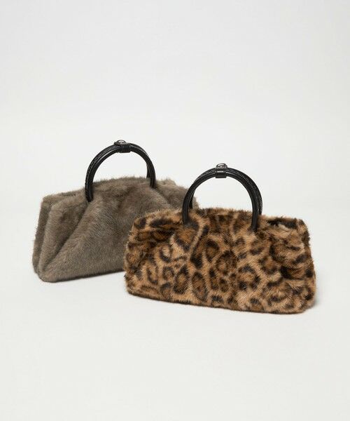 BEAUTY&YOUTH UNITED ARROWS / ビューティー&ユース ユナイテッドアローズ ショルダーバッグ | フェイクファー スクエア ショルダーバッグ 2WAY | 詳細23