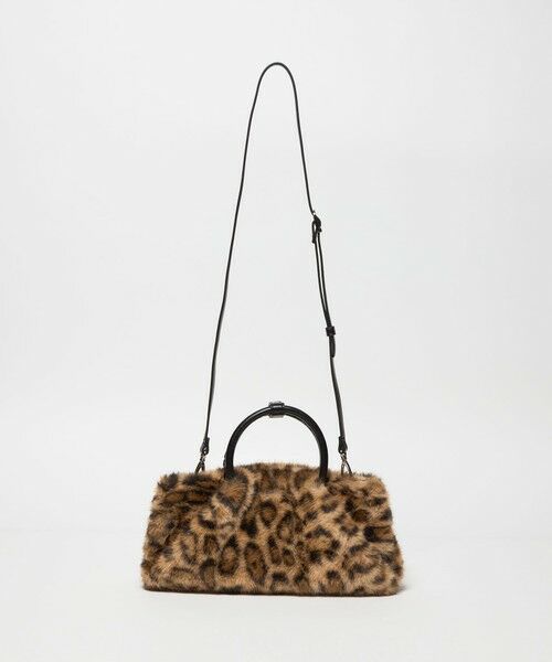 BEAUTY&YOUTH UNITED ARROWS / ビューティー&ユース ユナイテッドアローズ ショルダーバッグ | フェイクファー スクエア ショルダーバッグ 2WAY | 詳細13