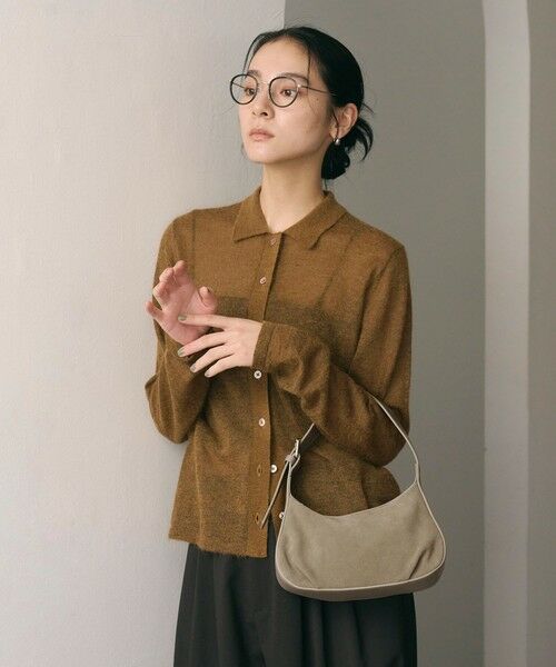 BEAUTY&YOUTH UNITED ARROWS / ビューティー&ユース ユナイテッドアローズ ショルダーバッグ | スエード ムーン ワイドベルト ワンショルダーバッグ | 詳細2