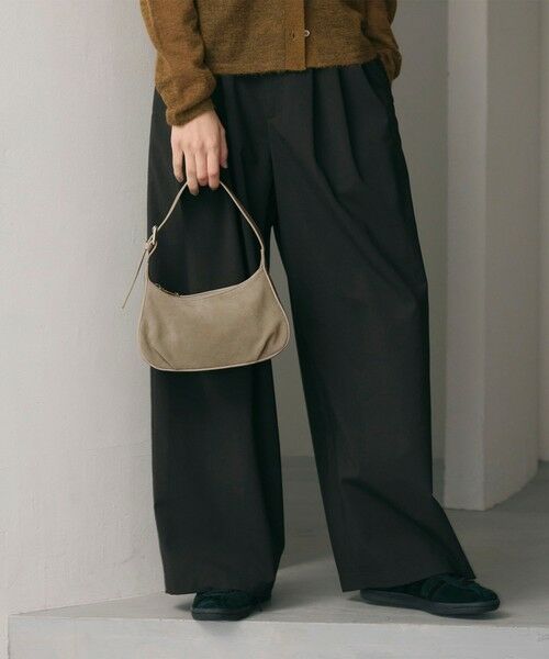 BEAUTY&YOUTH UNITED ARROWS / ビューティー&ユース ユナイテッドアローズ ショルダーバッグ | スエード ムーン ワイドベルト ワンショルダーバッグ | 詳細4