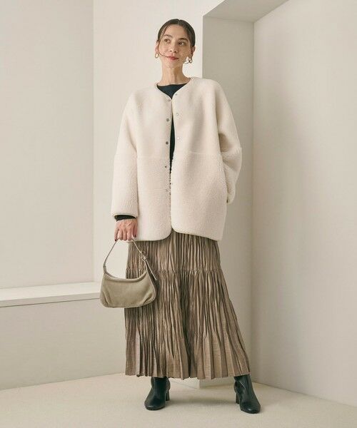 BEAUTY&YOUTH UNITED ARROWS / ビューティー&ユース ユナイテッドアローズ ショルダーバッグ | スエード ムーン ワイドベルト ワンショルダーバッグ | 詳細6