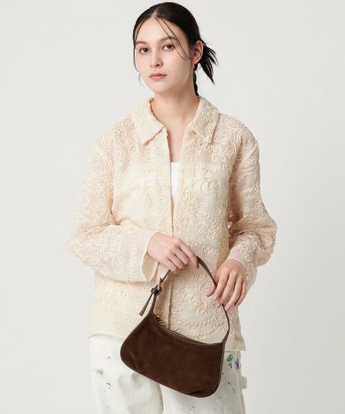 BEAUTY&YOUTH UNITED ARROWS / ビューティー&ユース ユナイテッドアローズ ショルダーバッグ | スエード ムーン ワイドベルト ワンショルダーバッグ | 詳細20