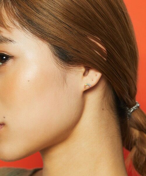 BEAUTY&YOUTH UNITED ARROWS / ビューティー&ユース ユナイテッドアローズ ピアス・イヤリング | ＜BAQLESS＞Honesty Arc Palette ピアス | 詳細1