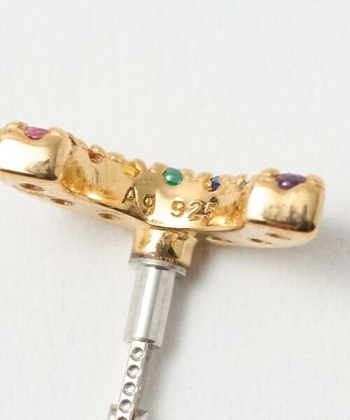 BEAUTY&YOUTH UNITED ARROWS / ビューティー&ユース ユナイテッドアローズ ピアス・イヤリング | ＜BAQLESS＞Honesty Arc Palette ピアス | 詳細9