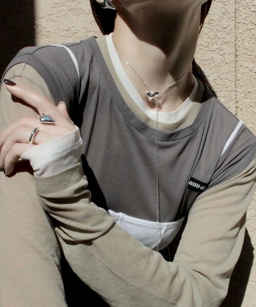 BEAUTY&YOUTH UNITED ARROWS / ビューティー&ユース ユナイテッドアローズ ネックレス・ペンダント・チョーカー | ＜Soierie＞Distort heart ネックレス | 詳細3