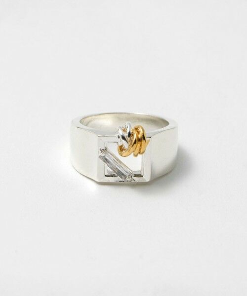 BEAUTY&YOUTH UNITED ARROWS / ビューティー&ユース ユナイテッドアローズ リング | ＜LAPUIS＞Coil Frame リング | 詳細1