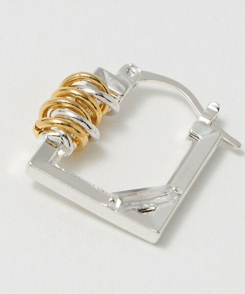BEAUTY&YOUTH UNITED ARROWS / ビューティー&ユース ユナイテッドアローズ ピアス・イヤリング | ＜LAPUIS＞Coil Frame ピアス | 詳細5