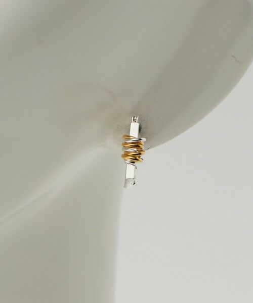 BEAUTY&YOUTH UNITED ARROWS / ビューティー&ユース ユナイテッドアローズ ピアス・イヤリング | ＜LAPUIS＞Coil Frame ピアス | 詳細6