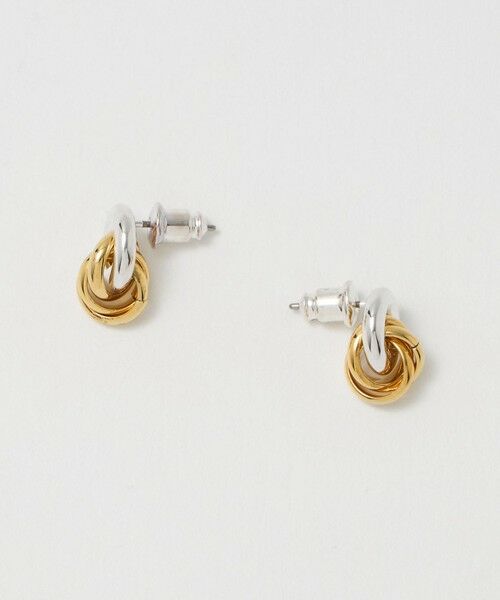 BEAUTY&YOUTH UNITED ARROWS / ビューティー&ユース ユナイテッドアローズ ピアス・イヤリング | ＜LAPUIS＞Coil Circle ピアス | 詳細1
