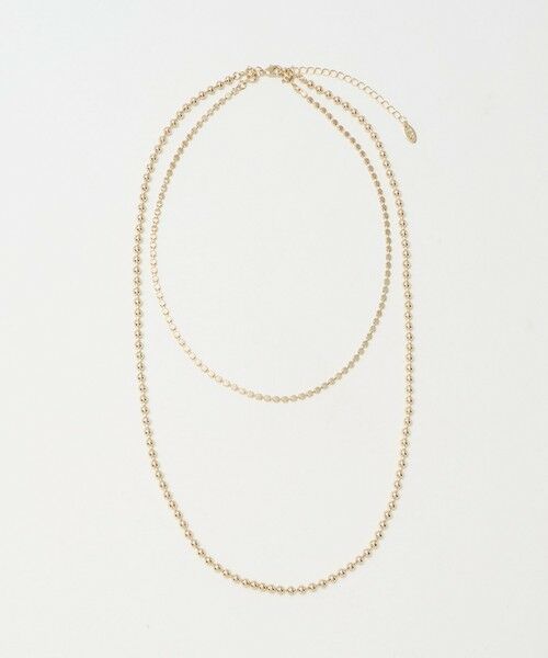 BEAUTY&YOUTH UNITED ARROWS / ビューティー&ユース ユナイテッドアローズ ネックレス・ペンダント・チョーカー | ボール×サークル チェーン 3WAY ネックレス | 詳細1