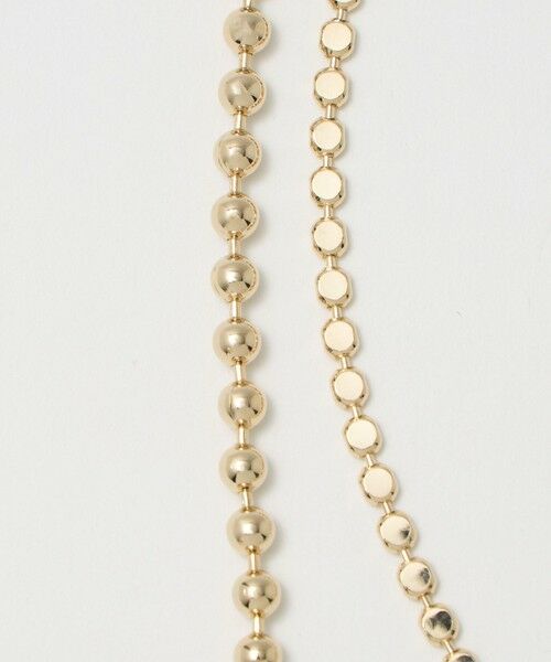 BEAUTY&YOUTH UNITED ARROWS / ビューティー&ユース ユナイテッドアローズ ネックレス・ペンダント・チョーカー | ボール×サークル チェーン 3WAY ネックレス | 詳細4