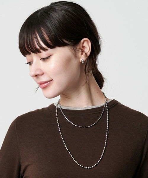 BEAUTY&YOUTH UNITED ARROWS / ビューティー&ユース ユナイテッドアローズ ネックレス・ペンダント・チョーカー | ボール×サークル チェーン 3WAY ネックレス | 詳細10