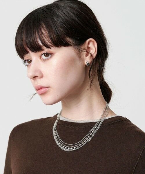 BEAUTY&YOUTH UNITED ARROWS / ビューティー&ユース ユナイテッドアローズ ネックレス・ペンダント・チョーカー | メタル ミックスチェーン 5連 ネックレス | 詳細1