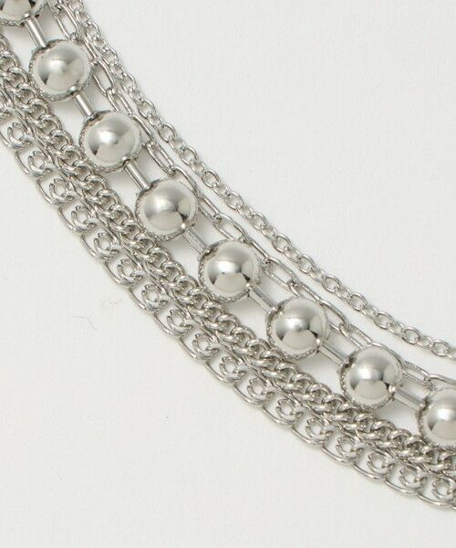 BEAUTY&YOUTH UNITED ARROWS / ビューティー&ユース ユナイテッドアローズ ネックレス・ペンダント・チョーカー | メタル ミックスチェーン 5連 ネックレス | 詳細3