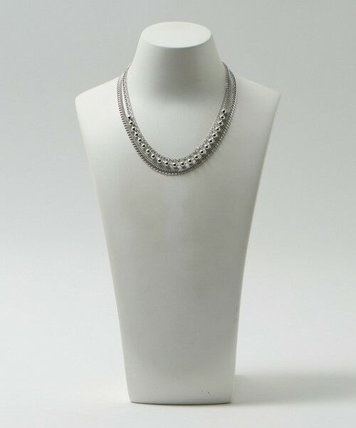 BEAUTY&YOUTH UNITED ARROWS / ビューティー&ユース ユナイテッドアローズ ネックレス・ペンダント・チョーカー | メタル ミックスチェーン 5連 ネックレス | 詳細6