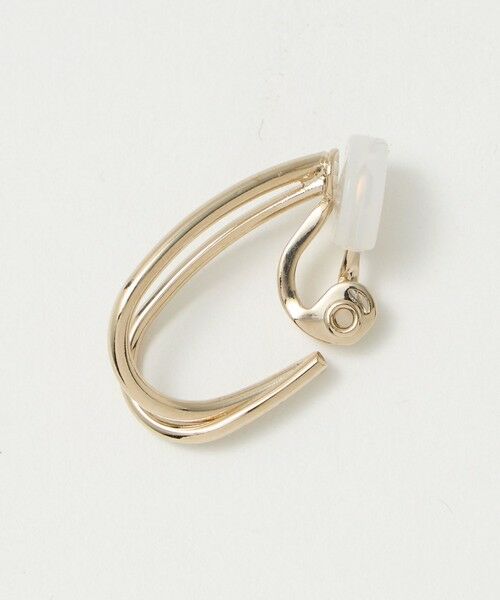 BEAUTY&YOUTH UNITED ARROWS / ビューティー&ユース ユナイテッドアローズ ピアス・イヤリング | メタル 2ライン イヤリング | 詳細1