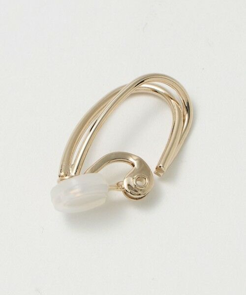 BEAUTY&YOUTH UNITED ARROWS / ビューティー&ユース ユナイテッドアローズ ピアス・イヤリング | メタル 2ライン イヤリング | 詳細3