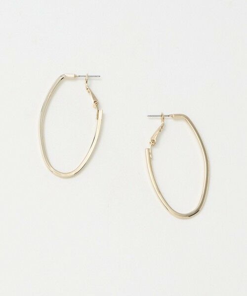 BEAUTY&YOUTH UNITED ARROWS / ビューティー&ユース ユナイテッドアローズ ピアス・イヤリング | メタル ビッグ Oモチーフ フープピアス | 詳細1
