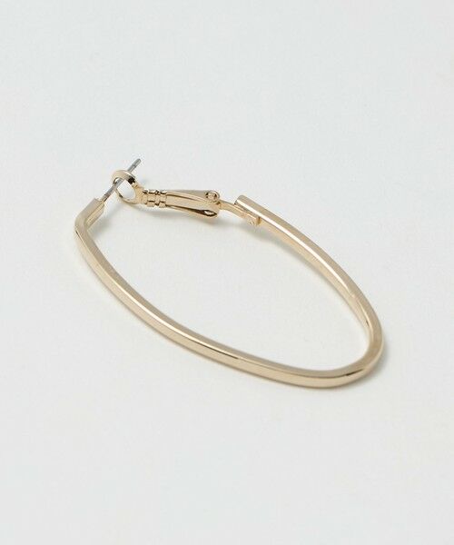 BEAUTY&YOUTH UNITED ARROWS / ビューティー&ユース ユナイテッドアローズ ピアス・イヤリング | メタル ビッグ Oモチーフ フープピアス | 詳細3
