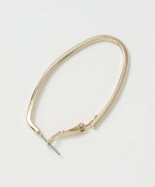 BEAUTY&YOUTH UNITED ARROWS / ビューティー&ユース ユナイテッドアローズ ピアス・イヤリング | メタル ビッグ Oモチーフ フープピアス | 詳細4