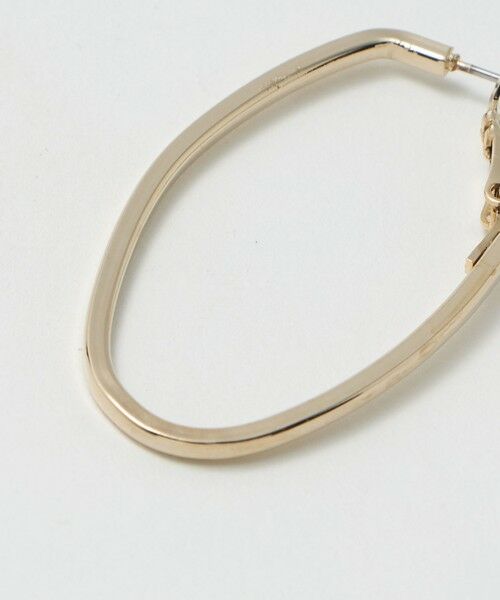 BEAUTY&YOUTH UNITED ARROWS / ビューティー&ユース ユナイテッドアローズ ピアス・イヤリング | メタル ビッグ Oモチーフ フープピアス | 詳細5
