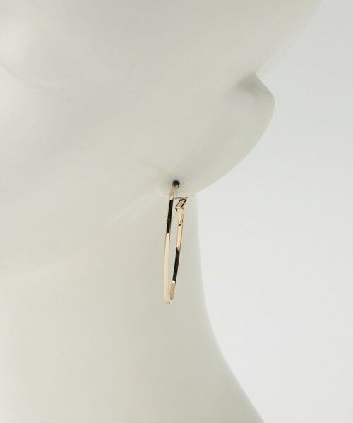 BEAUTY&YOUTH UNITED ARROWS / ビューティー&ユース ユナイテッドアローズ ピアス・イヤリング | メタル ビッグ Oモチーフ フープピアス | 詳細6